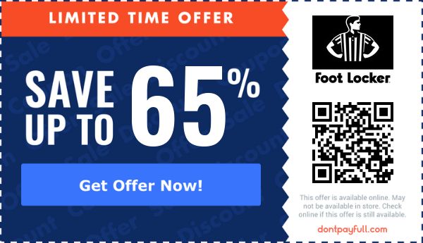 69% Off Foot Locker Coupon, Promo Codes - May 2023