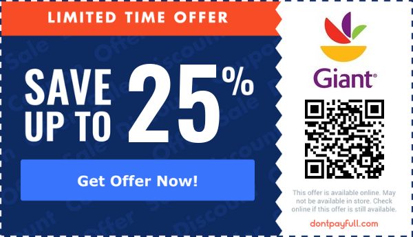 Giant Food Coupons ($50 Discount) - Aug 