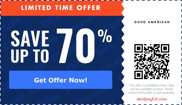 60% Off Good American Coupon, Promo 