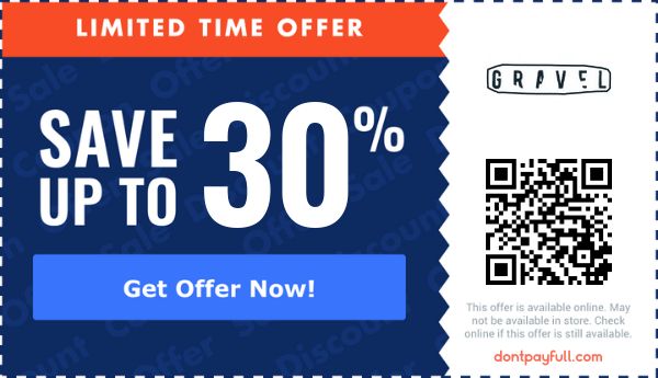 Gravel discount deal