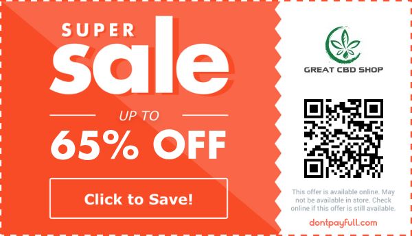 Great CBD Shop Coupon Codes - Get 75% Off in Aug 2026