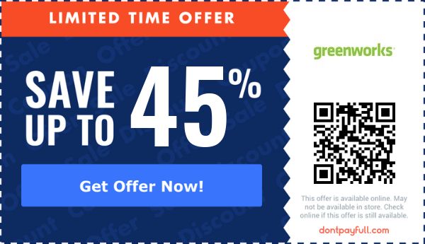 40 Off Greenworks Discount Code Coupon Codes Sep 2023