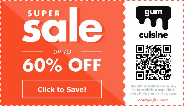 gum cuisine Coupons - 30% Off Promo Code 2026