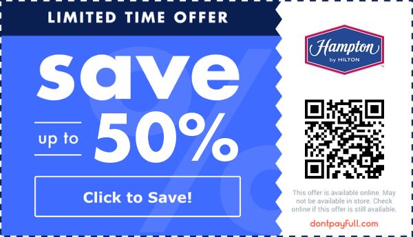 50% Off Hampton Inn Promo Codes, Coupon Codes - 2025