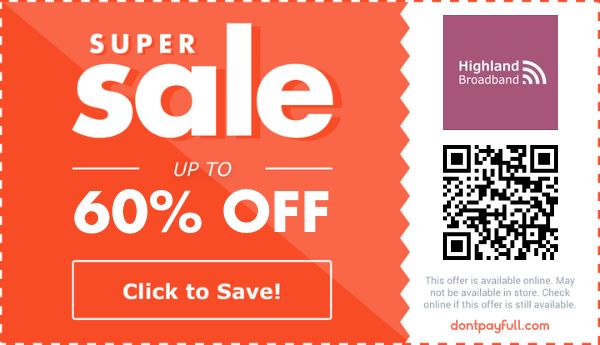 Highland Broadband voucher code