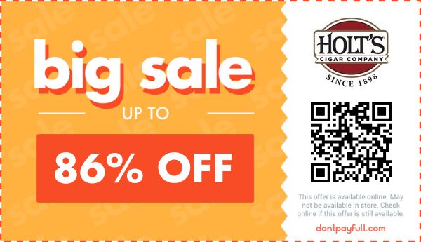 88 Off Holt s Cigar Coupon Code Discount Codes 2023