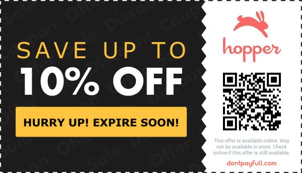 10 Off Hopper Promo Code Vouchers October 2023