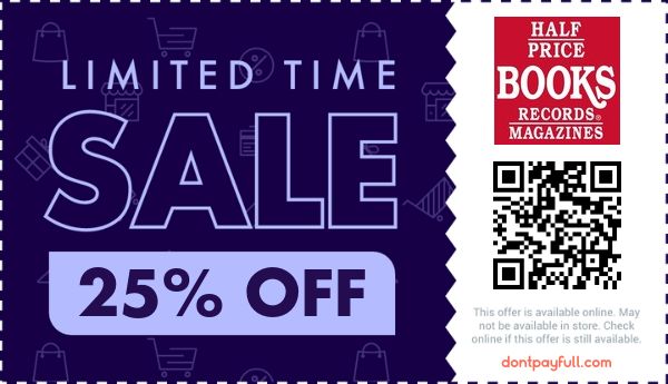 20% Off Half Price Books Coupons, Coupon Codes - 2025