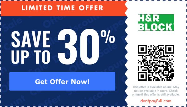 45% Off H&amp;R Block Coupon, Coupon Codes - Nov 2023