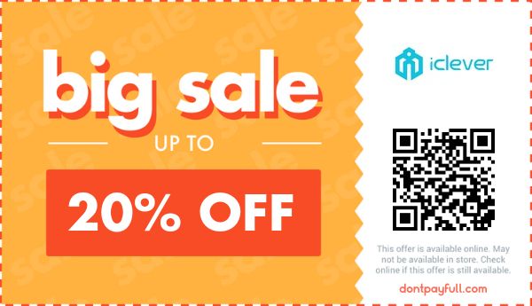 iClever Coupons - 15% Off Promo Code 2026
