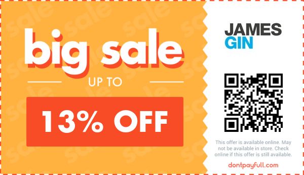 James Gin discount code