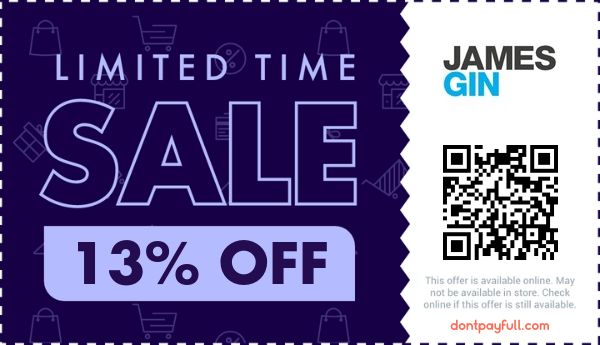 James Gin voucher code