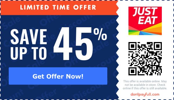 Just Eat Coupons - 50% Off Offer Code August 2026