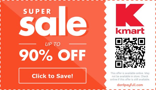 95% Off Kmart Discount Codes, Coupon Codes - Jan 2025