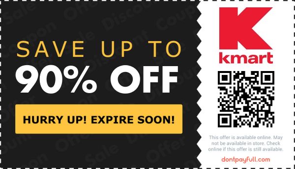 95% Off Kmart Discount Codes, Coupon Codes - Jan 2025
