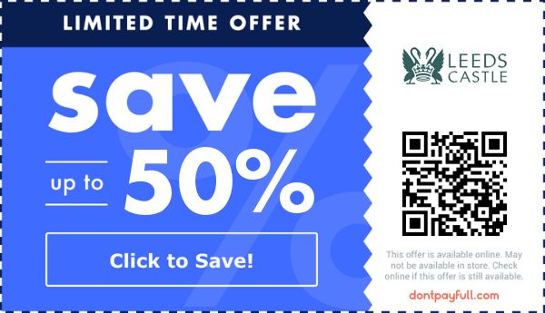 Leeds Castle Promo Codes - 50% Off Discount Code 2026