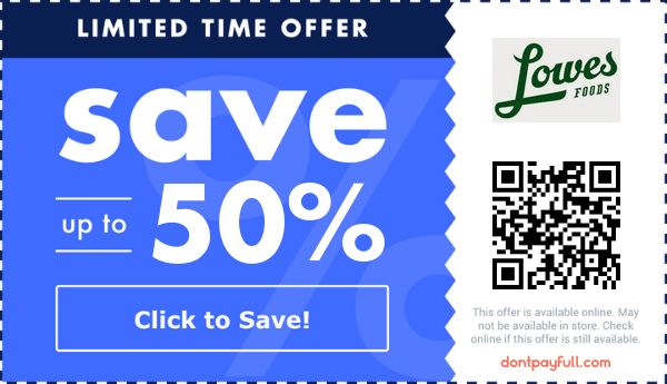 Lowes Foods Promo Codes