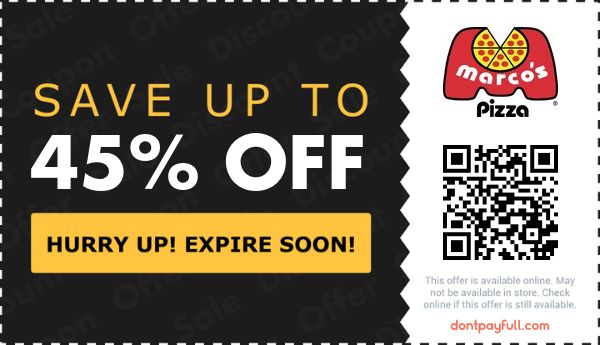 10% Off Marco's Pizza Coupon Code, Coupons - June 2025