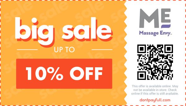 20% Off Massage Envy COUPON (4 ACTIVE) September 2023