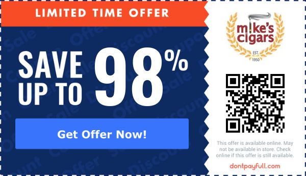 Mike s Cigars Coupon Codes 98 Discount Dec 2022
