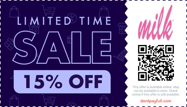 15 Off Milk Bar Coupon Promo Code May 2021