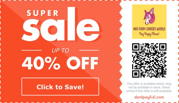 My Fairy Gardens Coupons 40 Discount Aug 2022