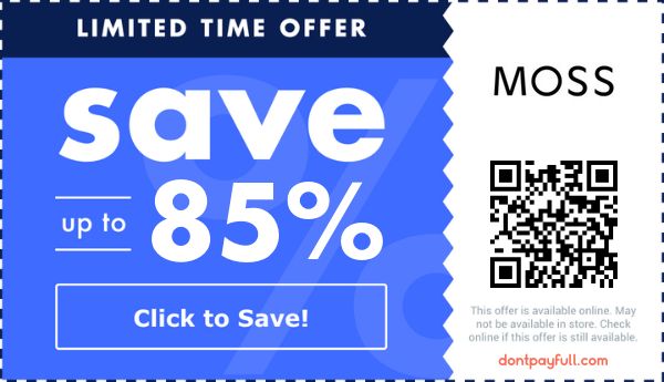 Moss Bros Discount Codes - 20% Off Promo Code Apr 2026