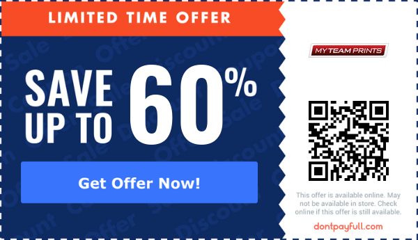 60 Off My Team Prints COUPON 35 Active September 2023