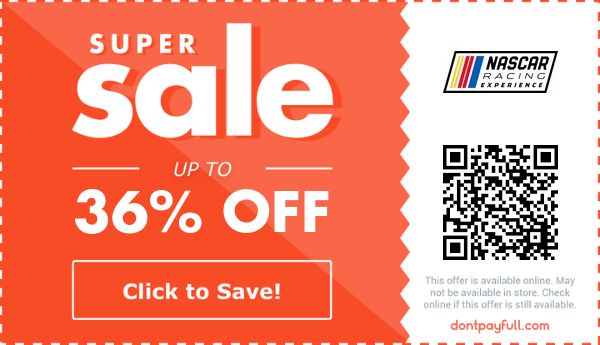 stock car racing experience promo code