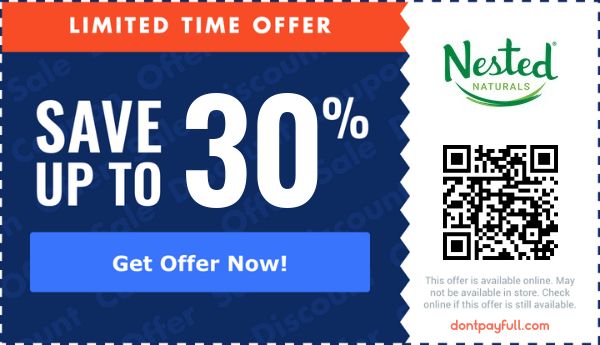 Nested Naturals Coupon Codes - 30% Off Discount Code