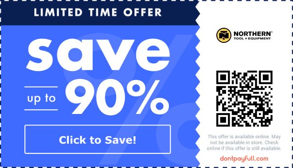 Northern Tool Coupons - $5 Off Promo Codes Sept. 2024