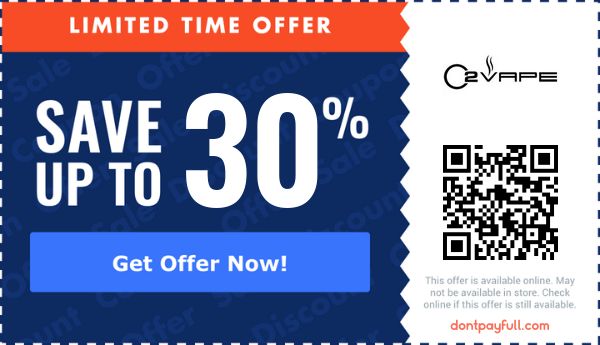 O2VAPE Coupons - 35% Off Coupon Code May 2026