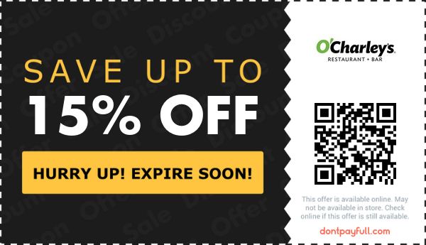 20 Off O Charley s Inc COUPON October 2023