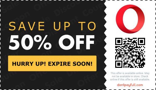 Opera Package Code Opera Promo Codes - 75% Off Coupon August 2026