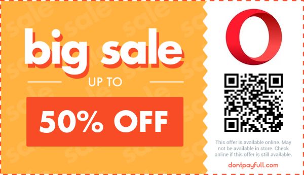 50 Off Opera COUPON 6 ACTIVE September 2023