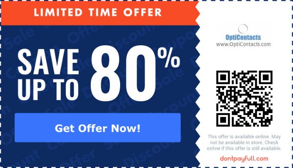 OptiContacts Coupons - 30% Off Promo Code June 2026