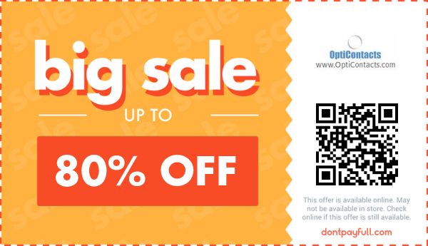 OptiContacts Coupons - 30% Off Promo Code August 2026