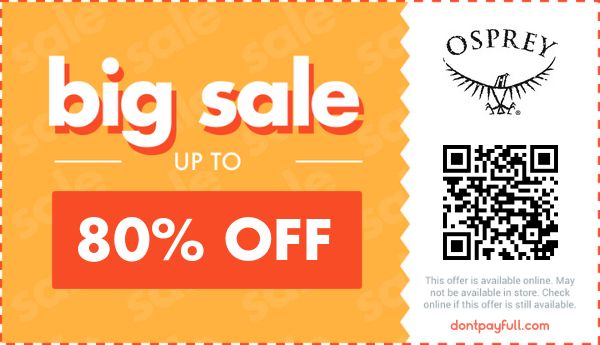 online coupon for osprey luggage Osprey Discount Codes