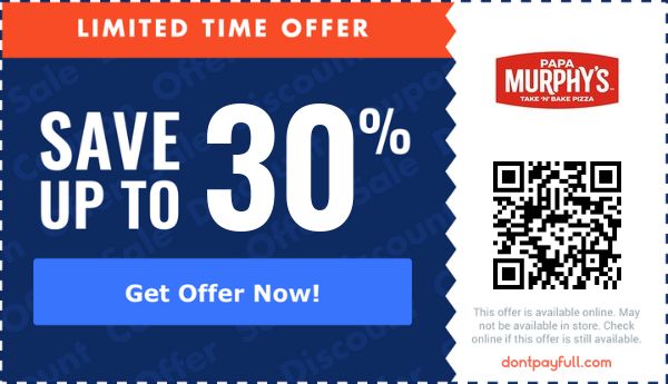 50% Off Papa Murphy's Coupon, Coupon Codes - July 2025