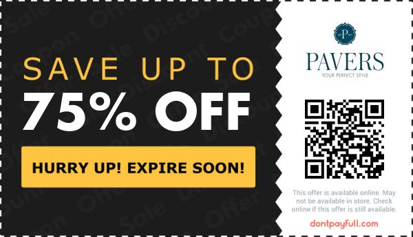 Pavers Discount Code Pavers Promo Codes - 50% Off Discount Code Oct 2026