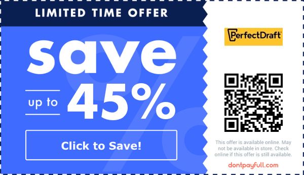 Perfect Draft Discount Codes - Get 20% Off in August 2026
