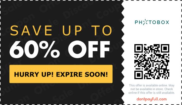 Photobox Discount Codes - 60% Off Promo Code 2026