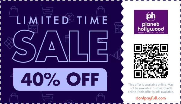 40 Off Planet Hollywood Coupon Promo Code Sep 2021
