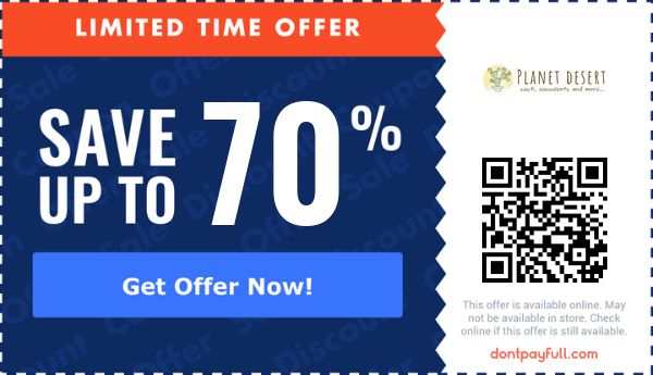 Planet Desert discount deal