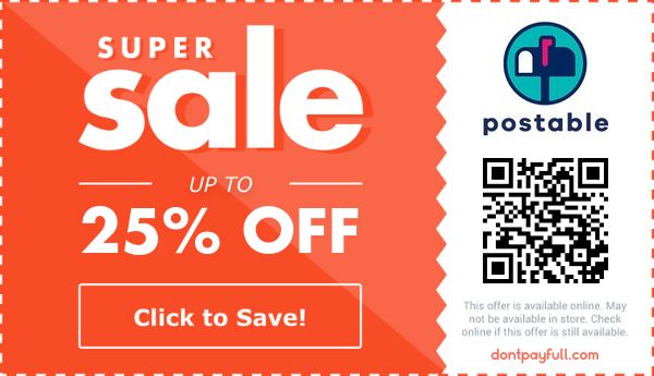25 Off Postable PROMO CODE 29 ACTIVE October 2023