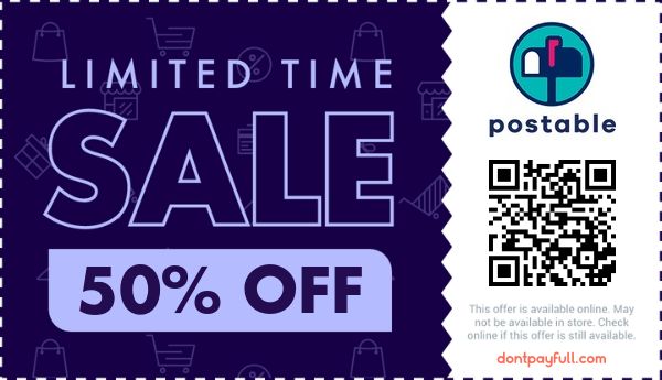 Postable Discount Code Postable Promo Codes - 25% Off Coupon Code Aug 2026