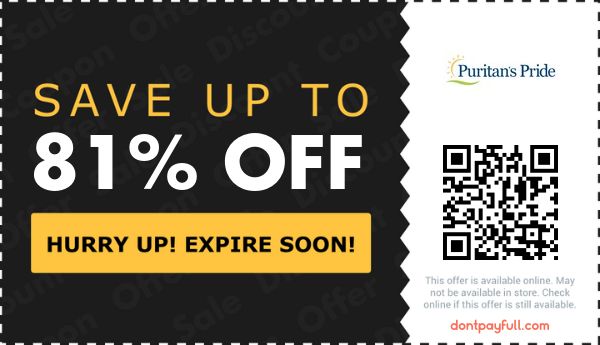 80% Off Puritan's Pride Coupon, Coupon Codes - 2023