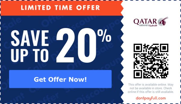 Qatar Promo Code Qatar Airways Promo Codes - Get 20% Off in August 2026