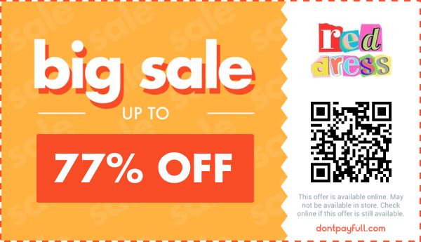 Red Dress Boutique Coupon Codes - 60% Off Promo Code