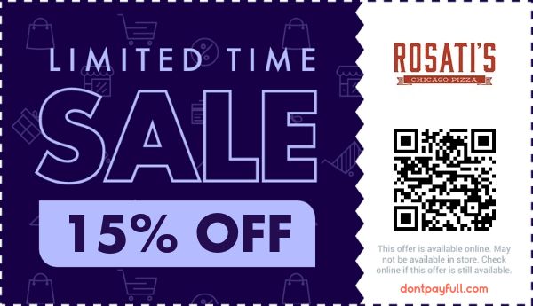 25% Off Rosati's Pizza Coupon, Promo Codes - May 2025